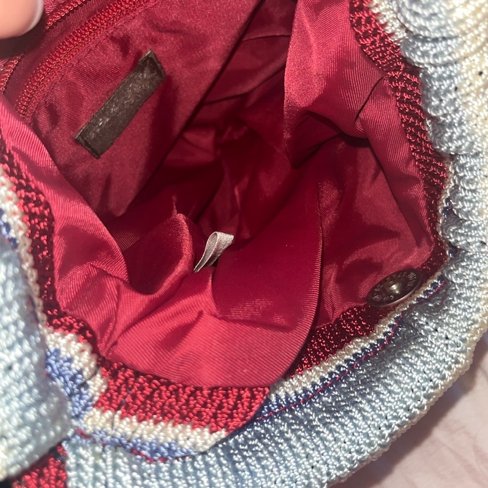 Striped Knit Shoulder Bag - Picture 3 of 3